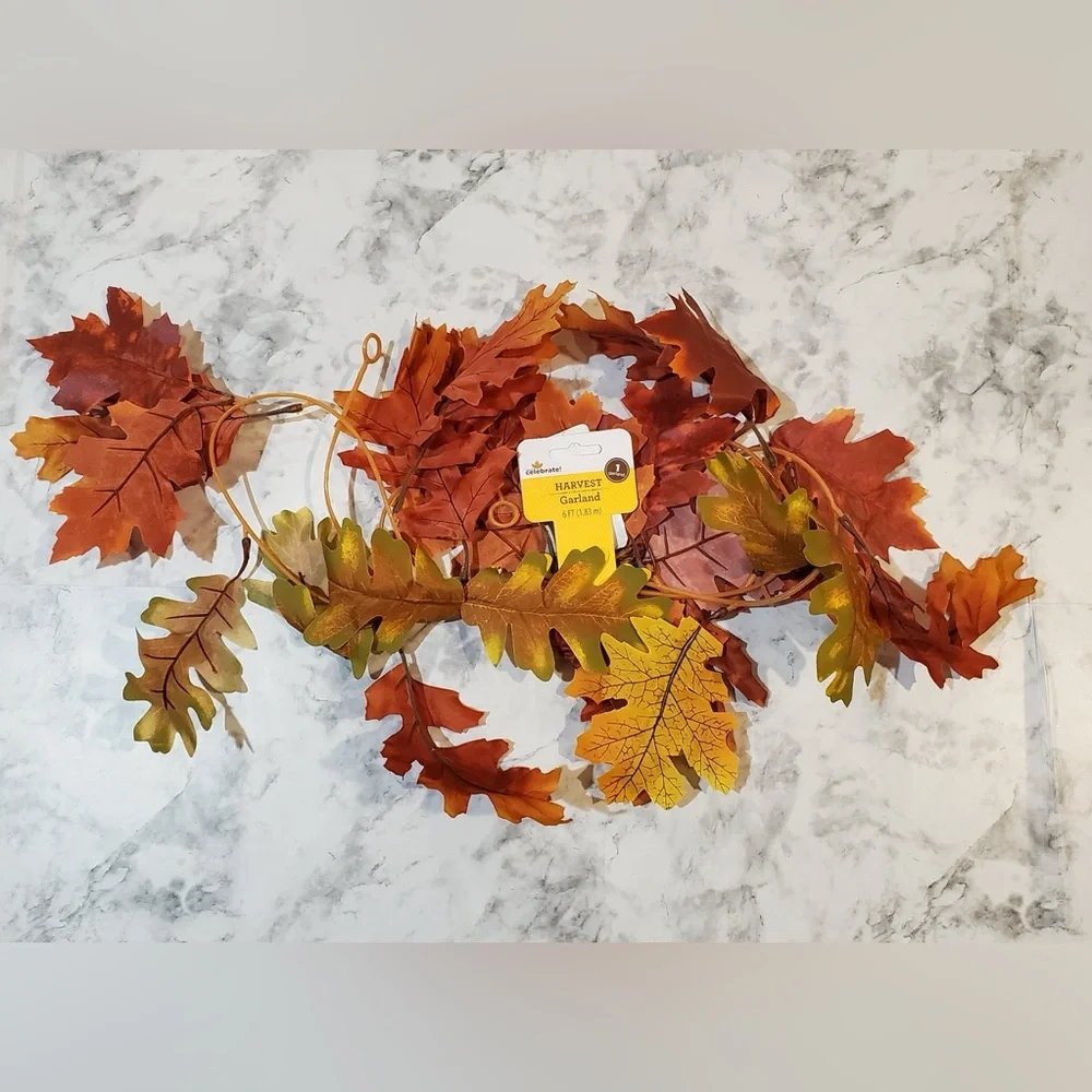 Way To Celebrate! Harvest Garland 6ft Set Of 7
